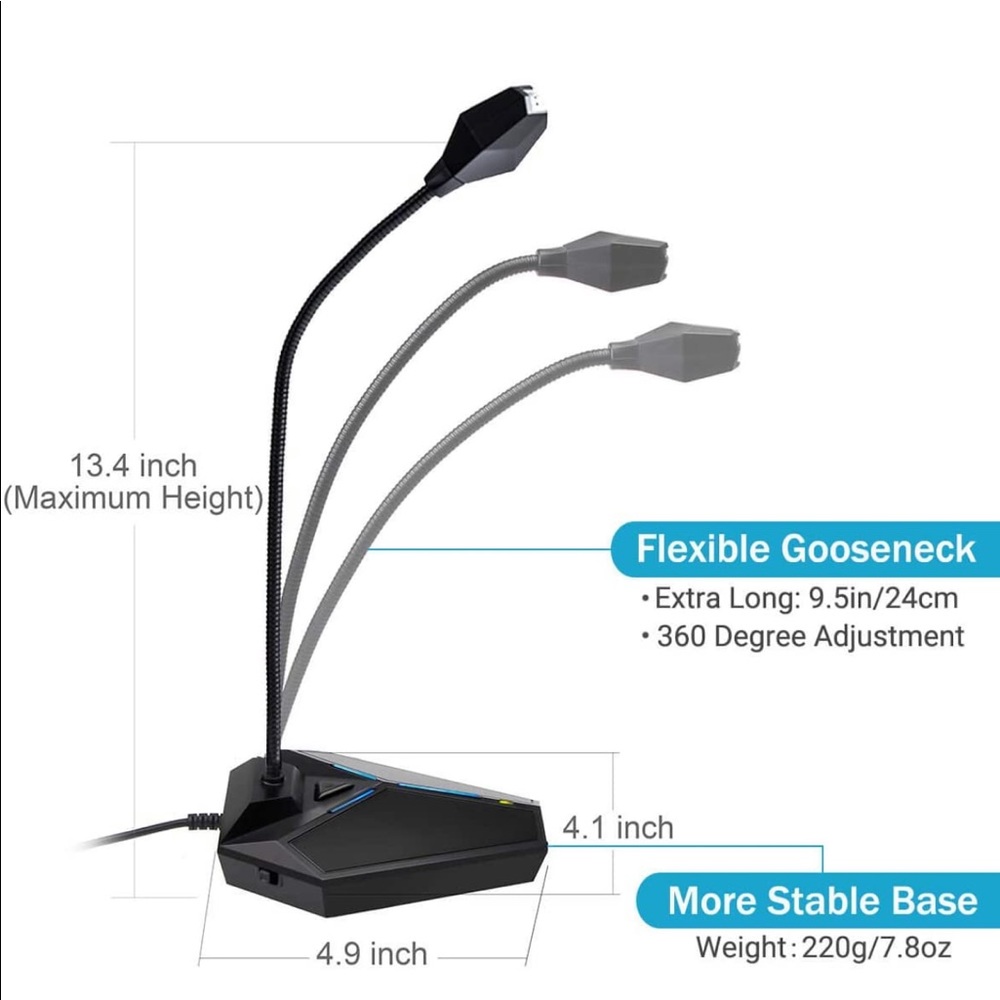 CMTECK USB microphone for computer/laptop